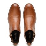 Bota Chelsea Masculina Couro Pelica Caramelo 