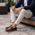 Mocassim Driver Masculino Mouro em Couro Casual Slip On