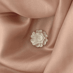 Pingente Flor Rendado Coraçoes Prata 925