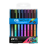 Caneta Esf. Cis Move Ponta 0,7MM Estojo C/8 Cores