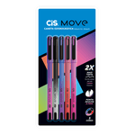 Caneta Esf. Cis Move Ponta 0,7MM BL C/5 Cores