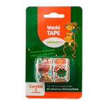 WASHI TAPE ADESIVOS SORTIDOS - 2 ROLOS C/80 ADESIVOS CADA - LEOARTE