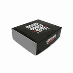 EMBALAGEM CAIXA PARA SALGADOS MEDIA BLACK GOURMET - 10 Unidades
