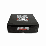 EMBALAGEM CAIXA PARA SALGADOS MEDIA BLACK GOURMET - 10 Unidades