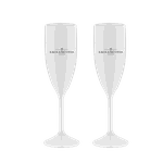 Duas Taças Brancas p/ Espumante Sacramentos Vinifer 210ml