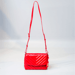 Bolsa Camila Vermelha Couro Matelassê
