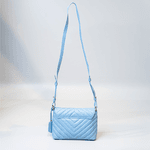 Bolsa Camila Azul Candy Couro Matelassê