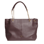 Bolsa Marrom Shopping Grande Couro