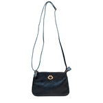 Bolsa Tiracolo Preta Couro