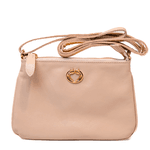 Bolsa Tiracolo Bege Couro
