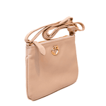 Bolsa Tiracolo Bege Couro
