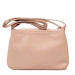 Bolsa Tiracolo Bege Couro