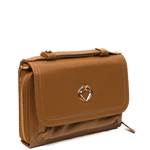 Bolsa Caramelo Tiracolo Couro Jana Pequena