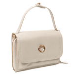 Bolsa Off White Tiracolo Couro Jana Pequena