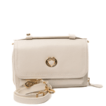 Bolsa Off White Tiracolo Couro Jana Pequena