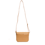 Bolsa Tiracolo Mel Em Couro Pequena