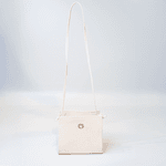 Bolsa Tiracolo Cobra Off White Em Couro 