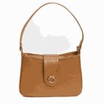 Bolsa Tiracolo Caramelo em Couro Pequena Mari