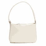 Bolsa Tiracolo Off White em Couro Pequena Mari
