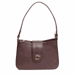 Bolsa Tiracolo Marrom em Couro Pequena Mari