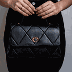 Bolsa Tote Preta Couro Alça Transversal Removível Média