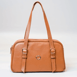 Bolsa Tiracolo Caramelo Couro 