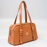 Bolsa Tiracolo Caramelo Couro 