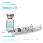 Cosentyx 150mg/mL, caixa com 1 seringa preenchida com 1mL de solução de uso subcutâneo + 1 caneta aplicadora - Secuquinomabe