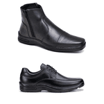 Combo 2 Pares Sândalo Tower/Logan Preto