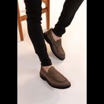 Sapato Loafer Louis em Couro Selaria Cimento