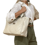 Bolsas Femininas Grande De Couro Legitimo Macio Lirom Super Luxuosa