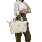 Bolsas Femininas Grande De Couro Legitimo Macio Lirom Super Luxuosa Nude