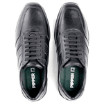 Sapato Masculino Pipper Social Couro Pelica 53104 Conforto Preto