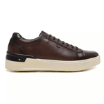 Tênis Casual Masculino Jota Pe Couro Pelica Original 83201 Marrom