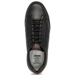 Tênis Casual Masculino Jota Pe Couro Pelica Original 83201 Preto/Preto