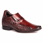 Sapato Social Rafarillo Vegas Você 7cm +Alto Original 3272 Mogno