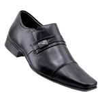 Sapato Social Masculino Jota Pe Airbag Em Couro Pelica 77601 Preto