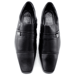Sapato Social Masculino Jota Pe Airbag Em Couro Pelica 77601 Preto