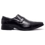 Sapato Social Masculino Pipper Em Couro Pelica Preto 52811 Preto