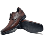 Sapato Rafarillo Vegas Alth Você+Alto 7cm Marrom 3206 Couro Marrom