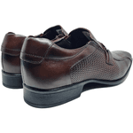 Sapato Social Masculino Rafarillo Em Couro Café Kit 4x1 Marrom
