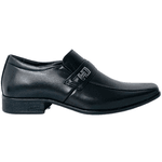Sapato Social Masculino Jota Pe Cadarço Couro Airbag Comfort Preto