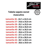 Sapato Social Masculino Jota Pe Cadarço Couro Airbag Comfort Preto