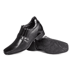 Sapato Rafarillo Office Alth Você+Alto 7cm Preto 53001 Couro Preto