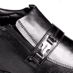 Sapato Rafarillo Office Alth Você+Alto 7cm Preto 53001 Couro Preto