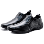 Sapato Social Masculino Pipper Em Couro Pelica Preto Airmove Preto