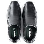 Sapato Social Masculino Pipper Em Couro Pelica Preto Airmove Preto