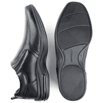 Sapato Social Masculino Pipper Em Couro Pelica Preto Airmove Preto