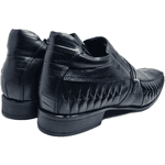 Sapato Social Masculino Rafarillo Alth Salto 7cm Preto Couro Preto
