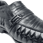 Sapato Social Masculino Rafarillo Alth Salto 7cm Preto Couro Preto